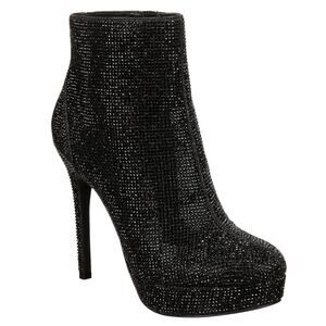 Thalia Sodi Women's Chiara Platform Embellished Dress Booties Size 9 1/2 M